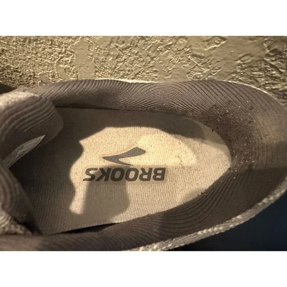 Brooks Levitate 5 Grey White Energize Neutral Running Shoes Mens 9 1203571B026 - Picture 5 of 10